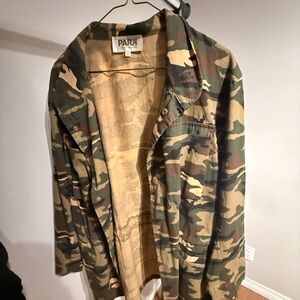 PARK Camo Utility Jacket - Green/Brown